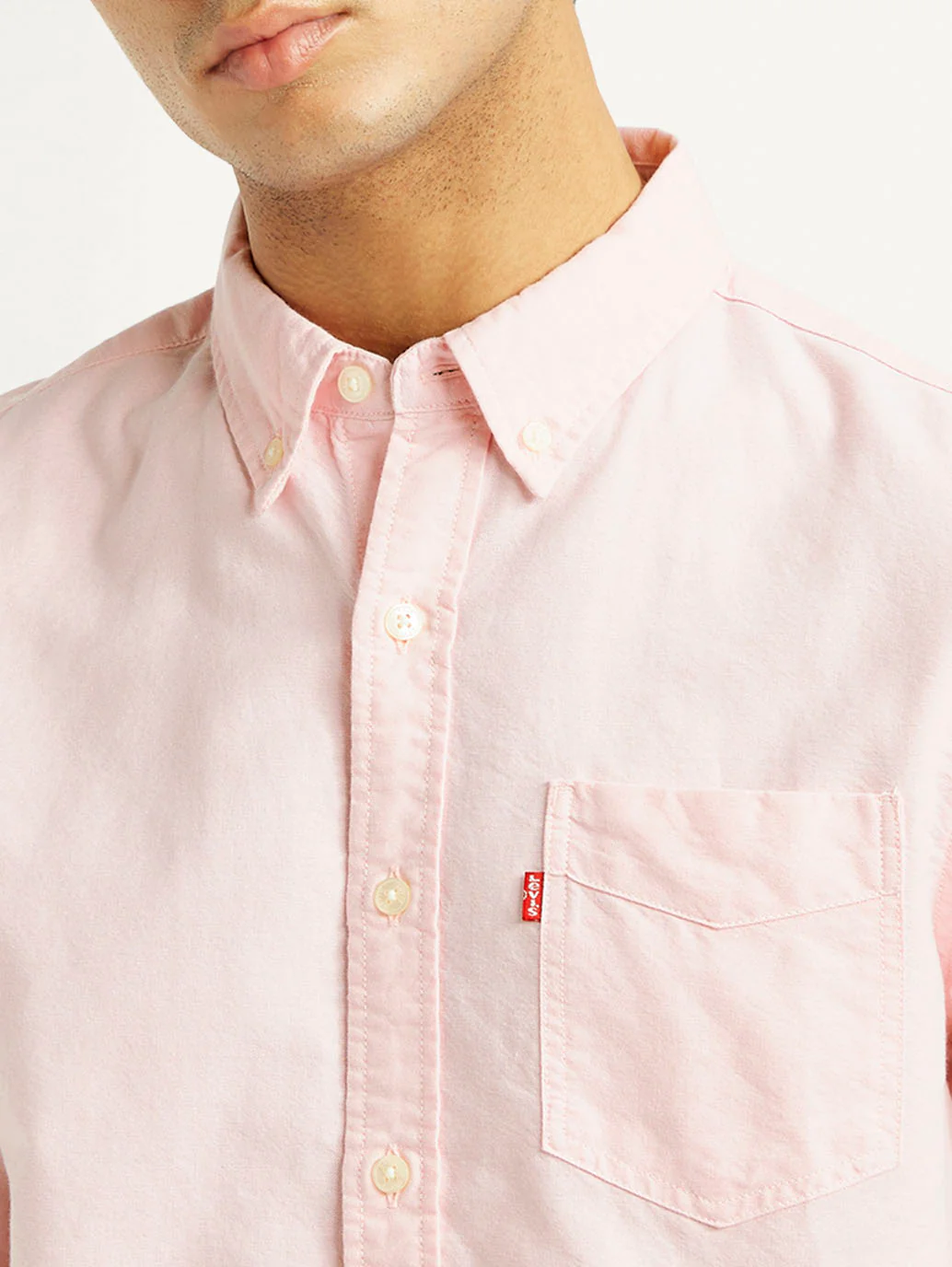 Men's Solid Slim Fit Oxford Shirt - Image 5