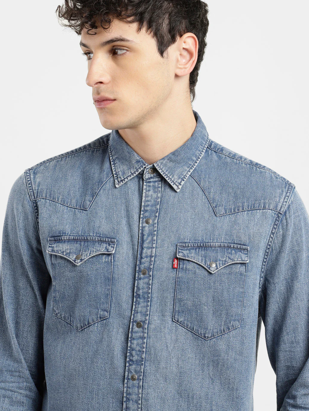 Men's Solid Slim Fit Shirt - Image 5