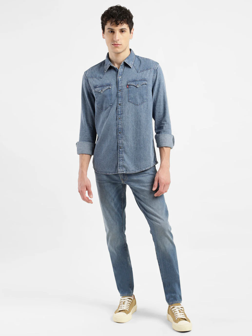 Men's Solid Slim Fit Shirt - Image 6