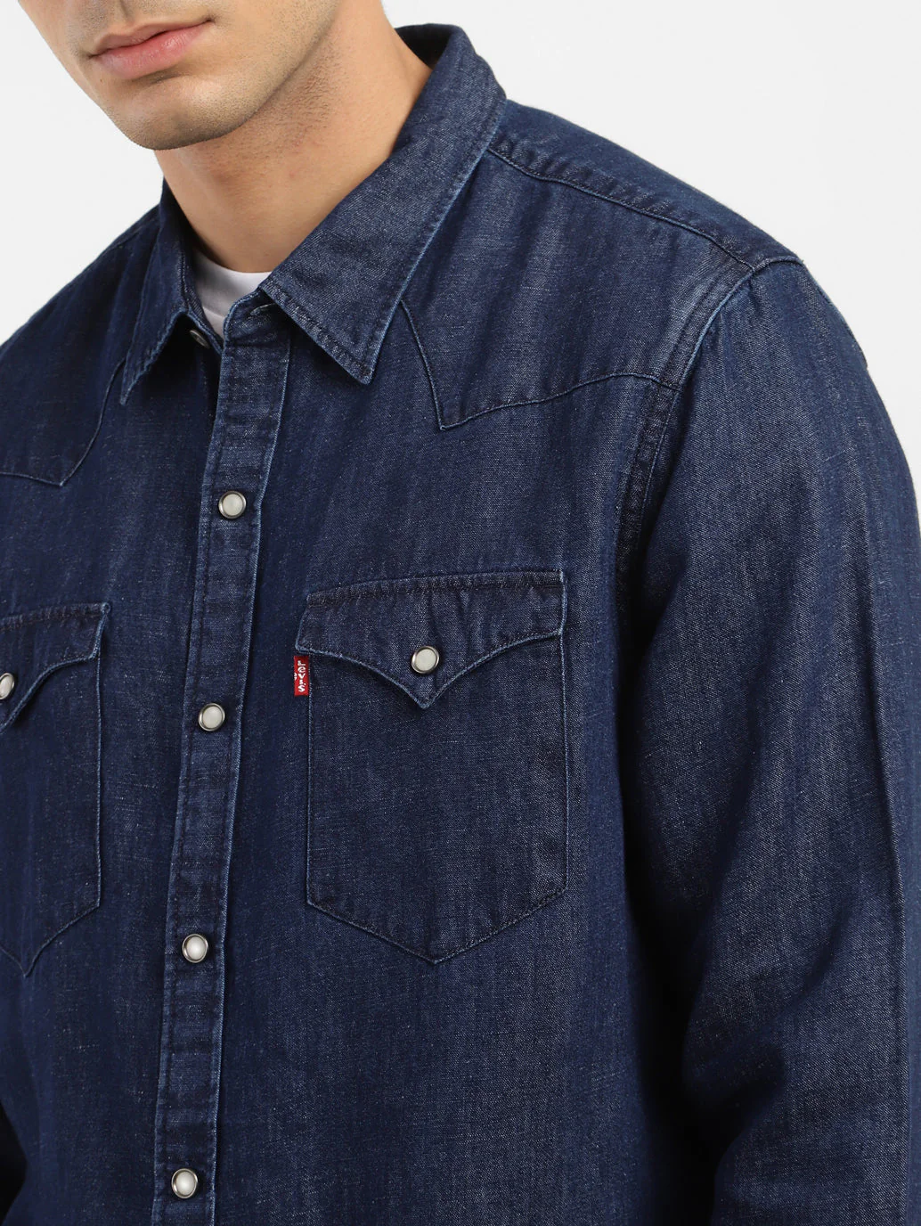 Men's Solid Slim Fit Shirt - Image 5