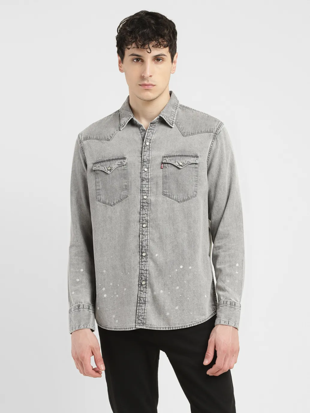 Men's Solid Slim Fit Shirt - Image 2