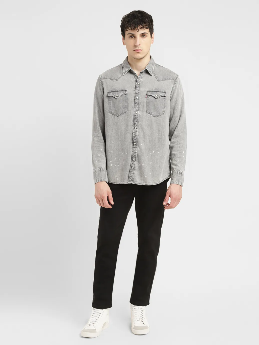 Men's Solid Slim Fit Shirt - Image 6