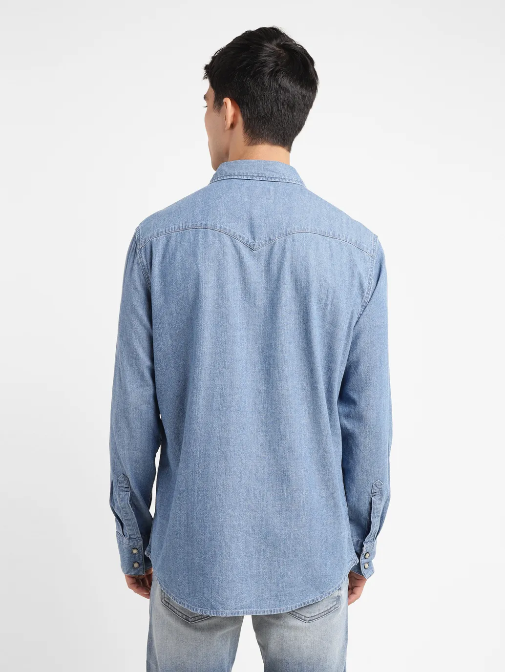 Men's Solid Slim Fit Shirt - Image 3