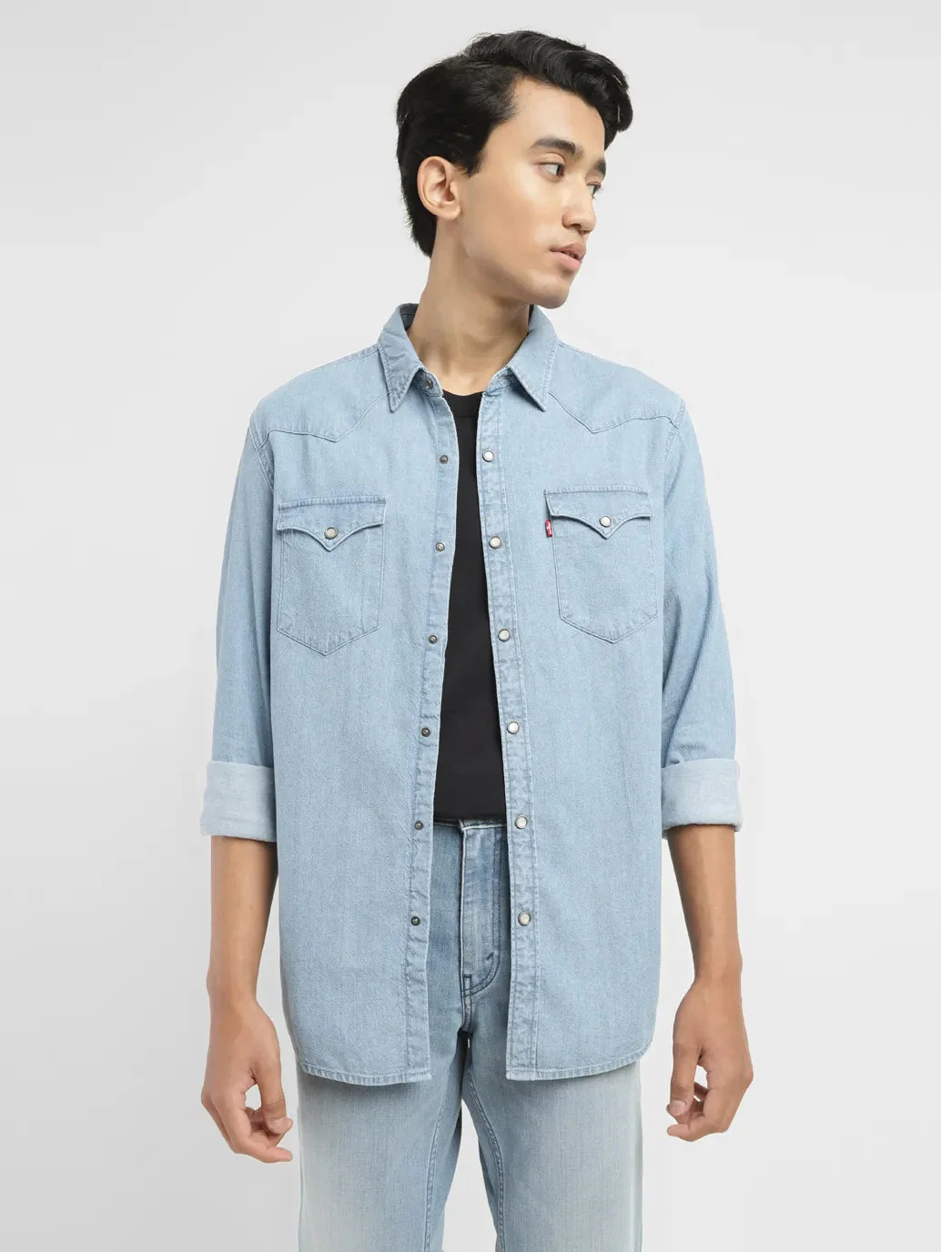 Men's Solid Slim Fit Shirt