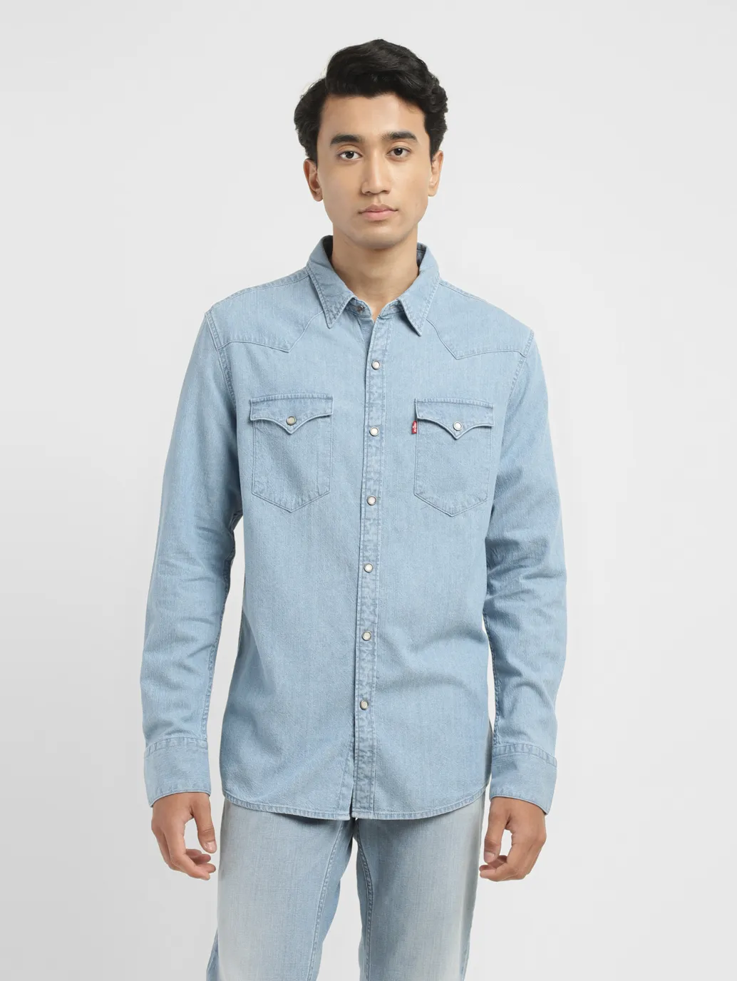 Men's Solid Slim Fit Shirt - Image 2