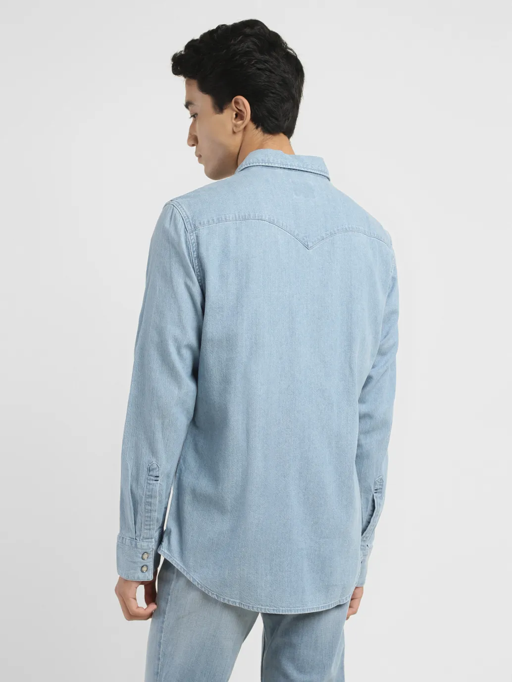 Men's Solid Slim Fit Shirt - Image 3