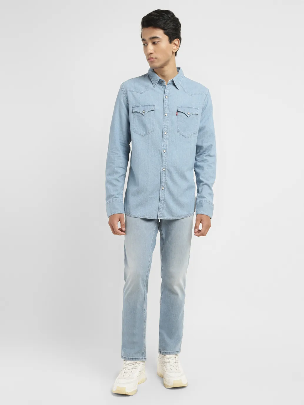 Men's Solid Slim Fit Shirt - Image 6