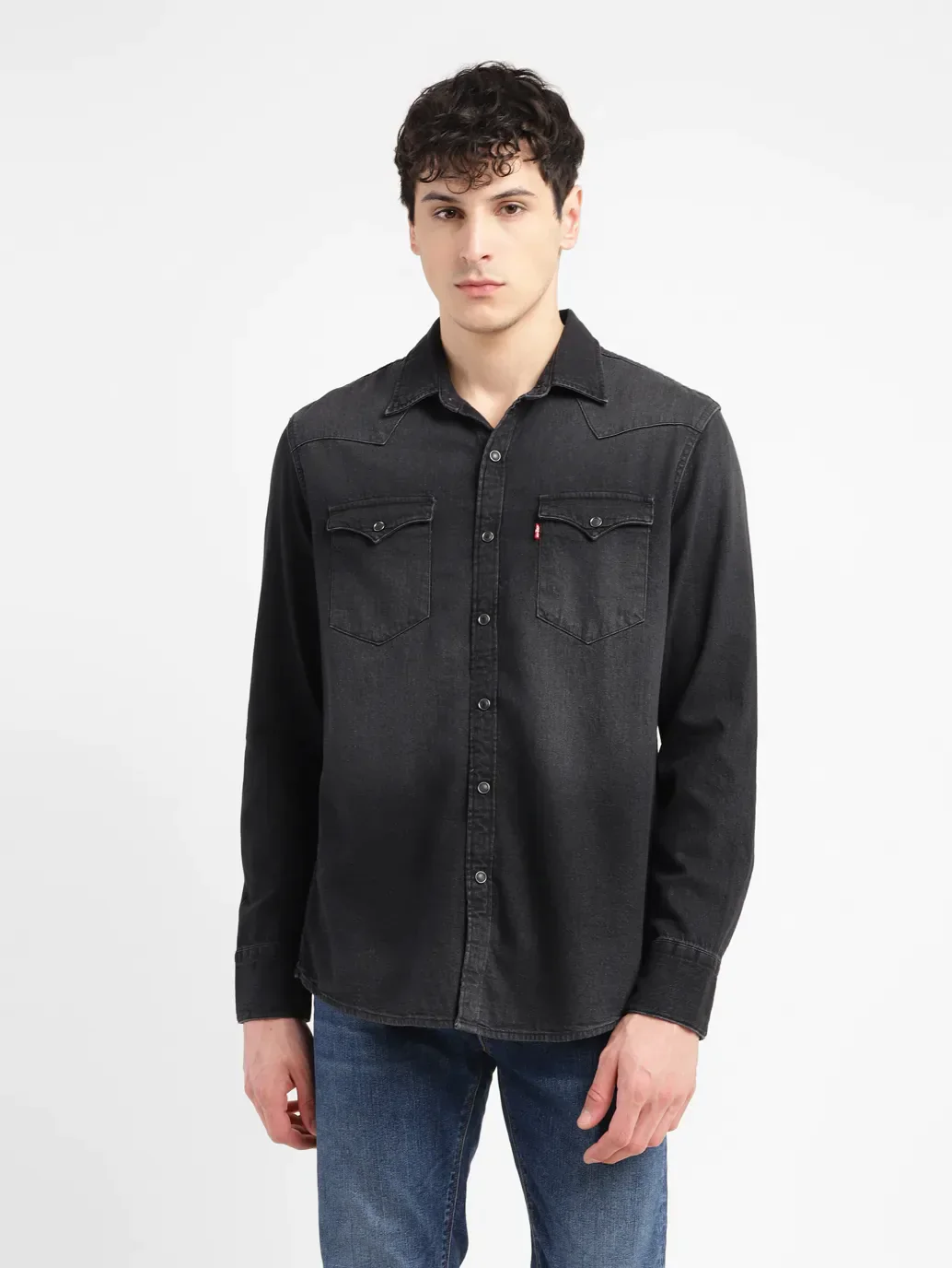 Men's Solid Slim Fit Shirt - Image 2