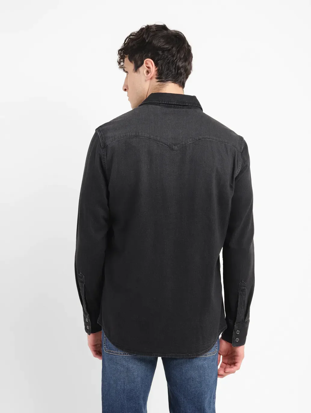 Men's Solid Slim Fit Shirt - Image 3