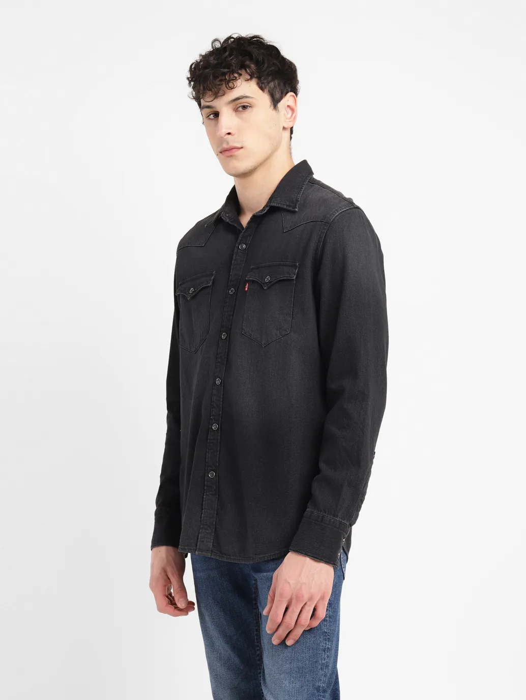 Men's Solid Slim Fit Shirt - Image 4