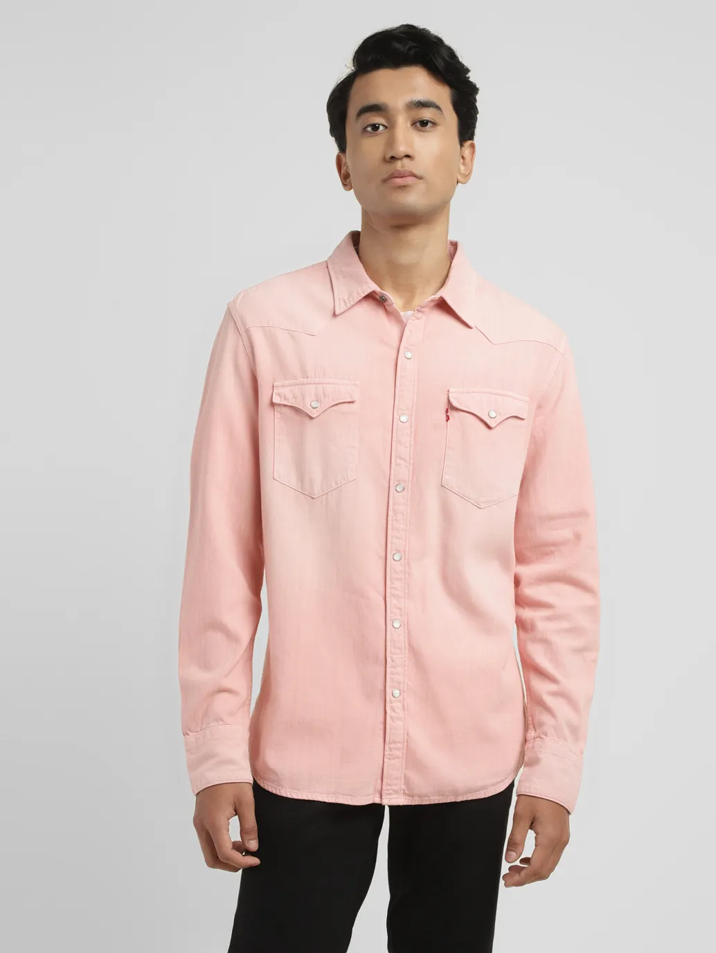 Men's Solid Slim Fit Shirt - Image 2