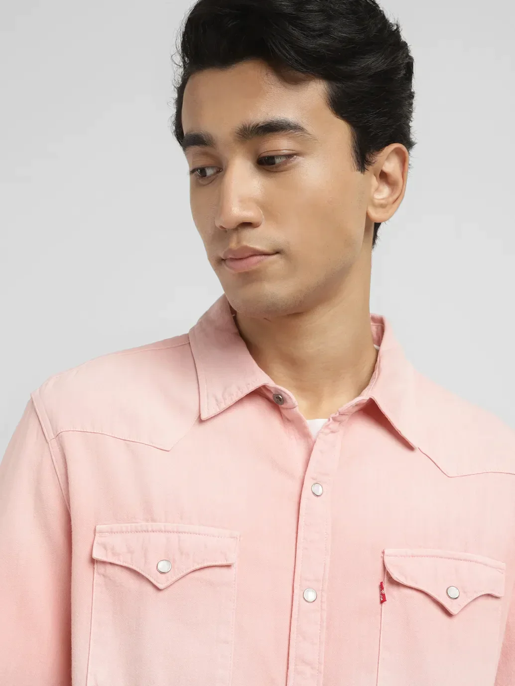 Men's Solid Slim Fit Shirt - Image 5