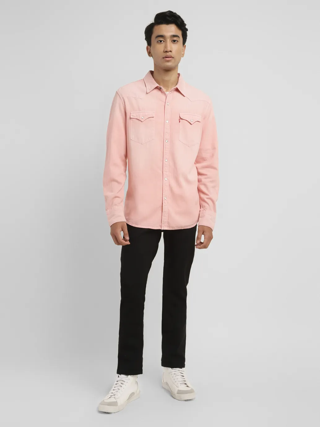 Men's Solid Slim Fit Shirt - Image 6