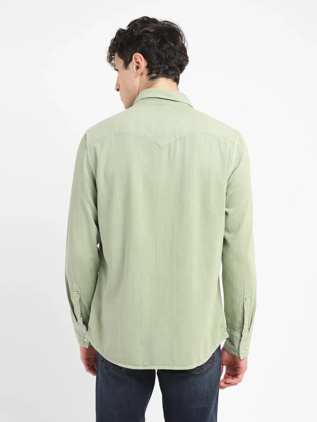 Men's Solid Slim Fit Shirt - Image 3