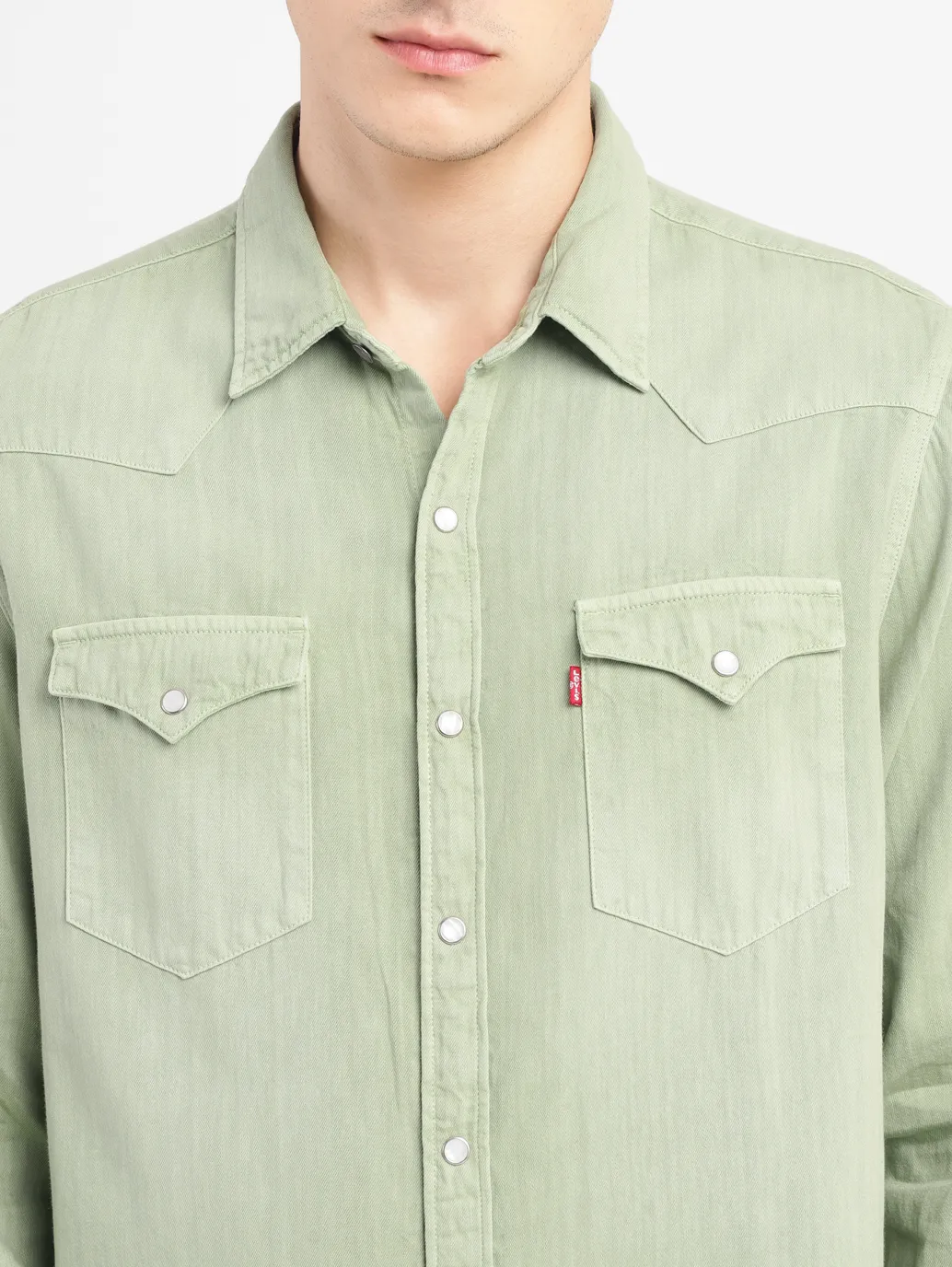 Men's Solid Slim Fit Shirt - Image 5
