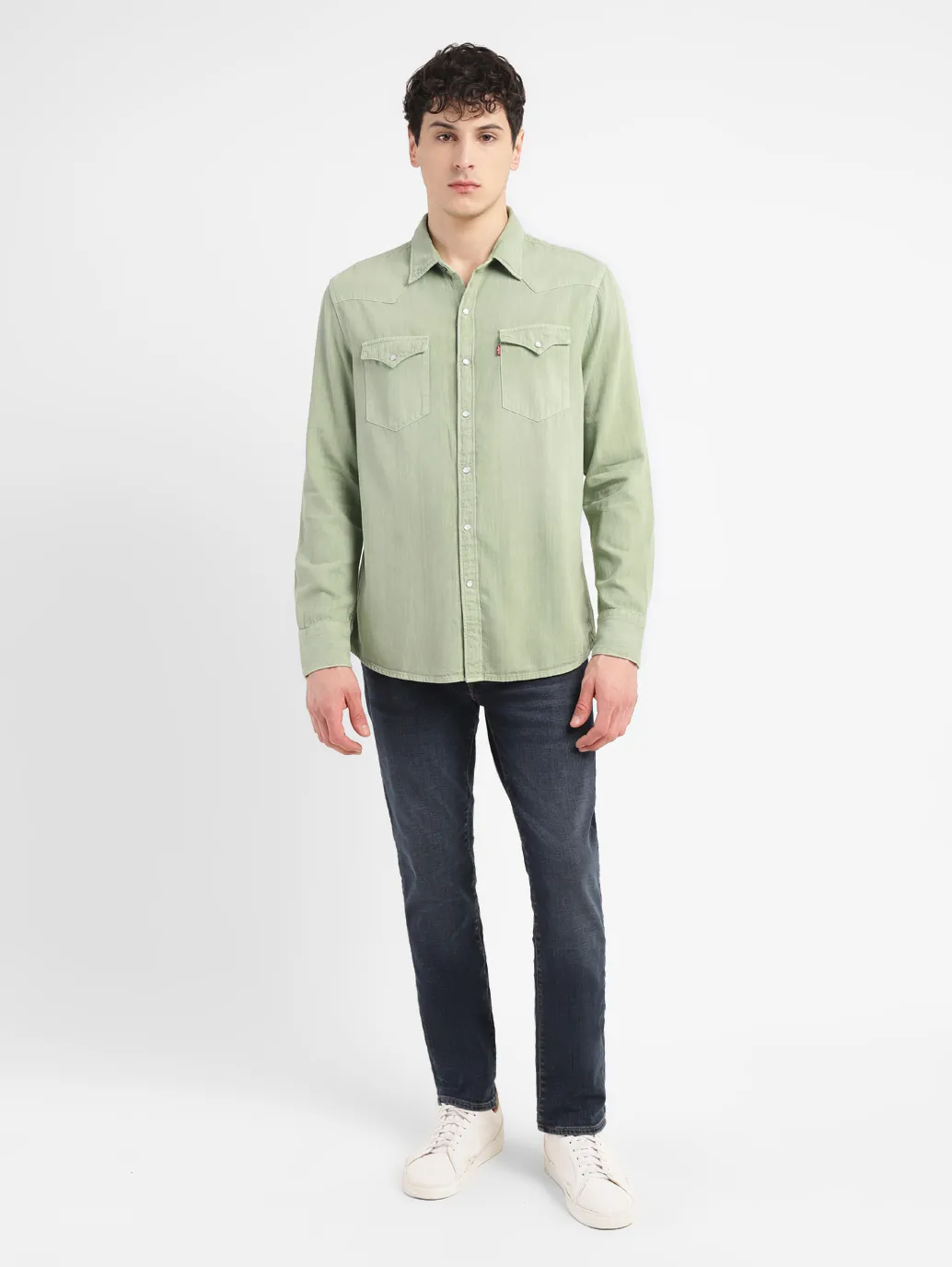 Men's Solid Slim Fit Shirt - Image 6
