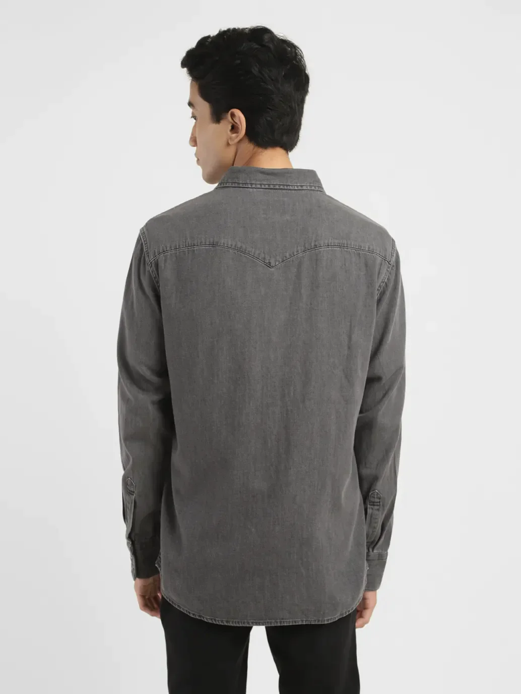 Men's Solid Slim Fit Shirt - Image 3