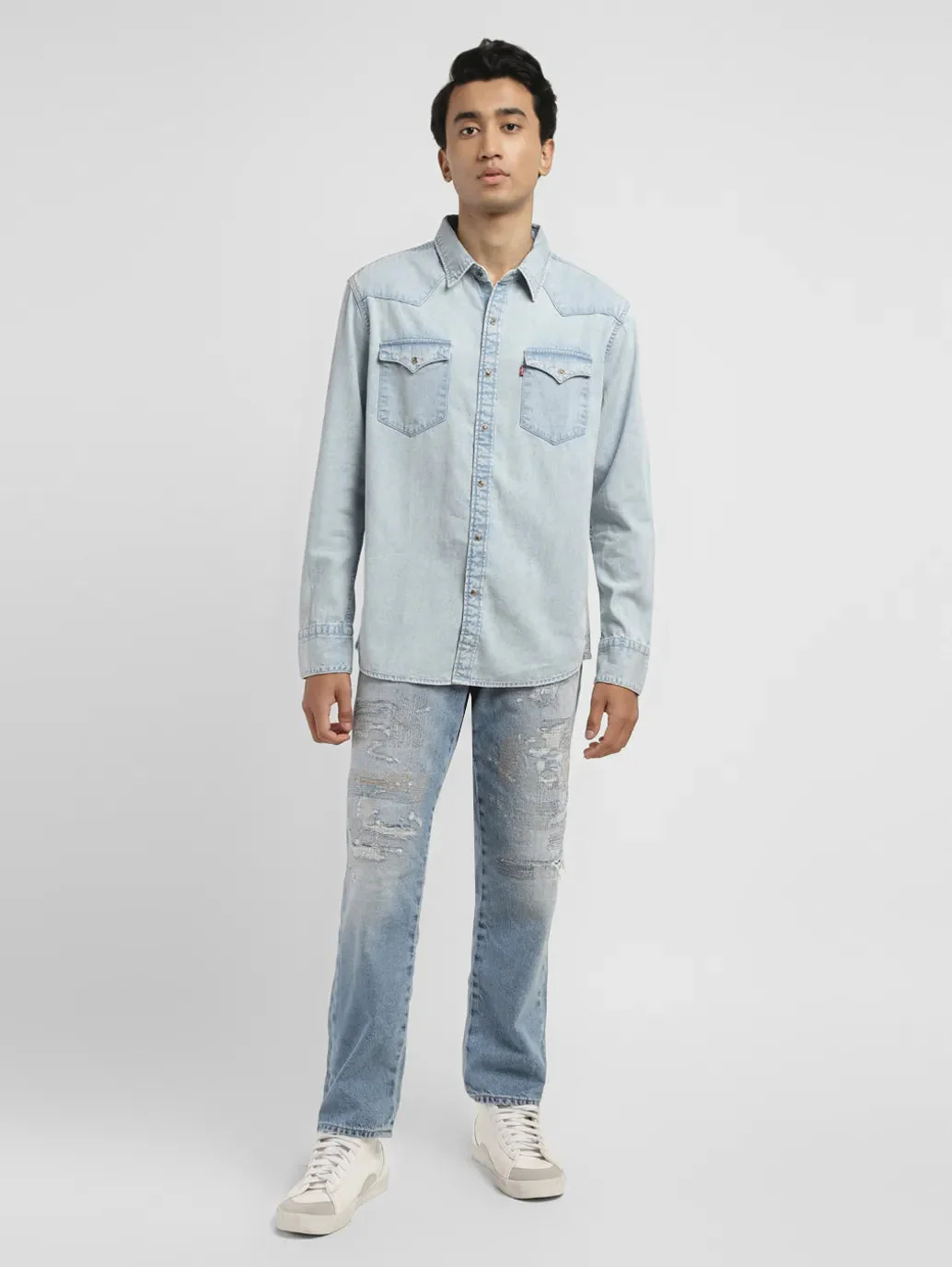 Men's Solid Slim Fit Shirt