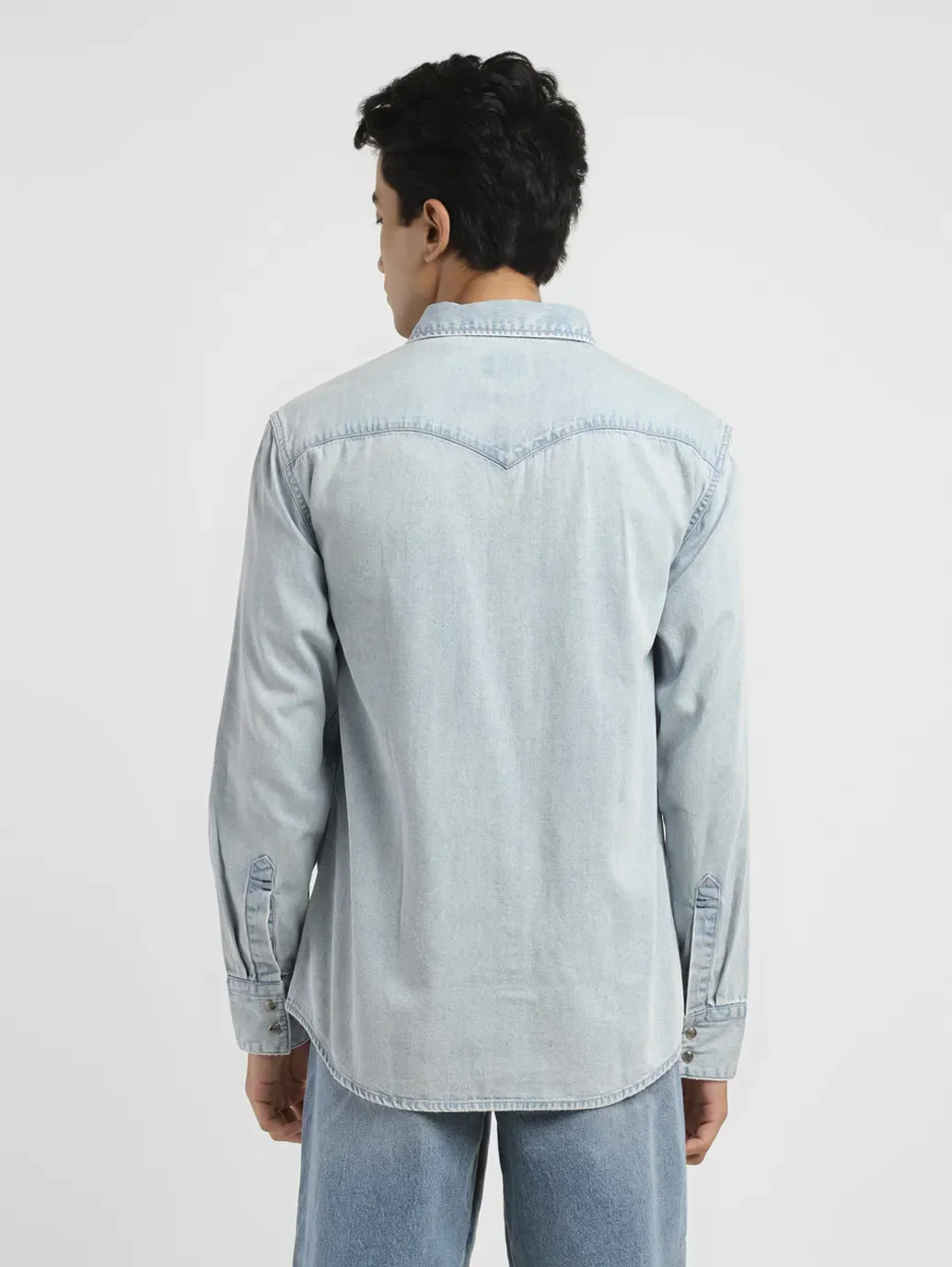 Men's Solid Slim Fit Shirt - Image 3