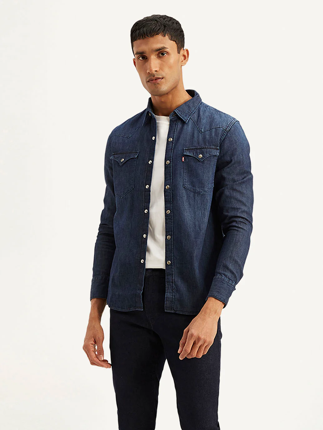 Men's Solid Slim Fit Shirt