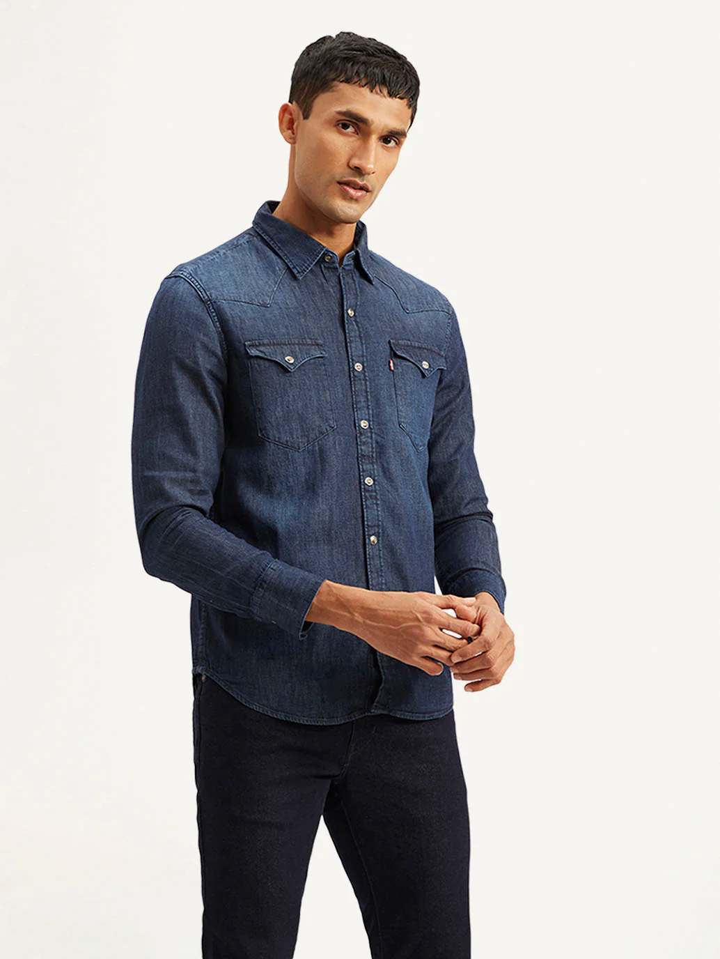 Men's Solid Slim Fit Shirt - Image 5