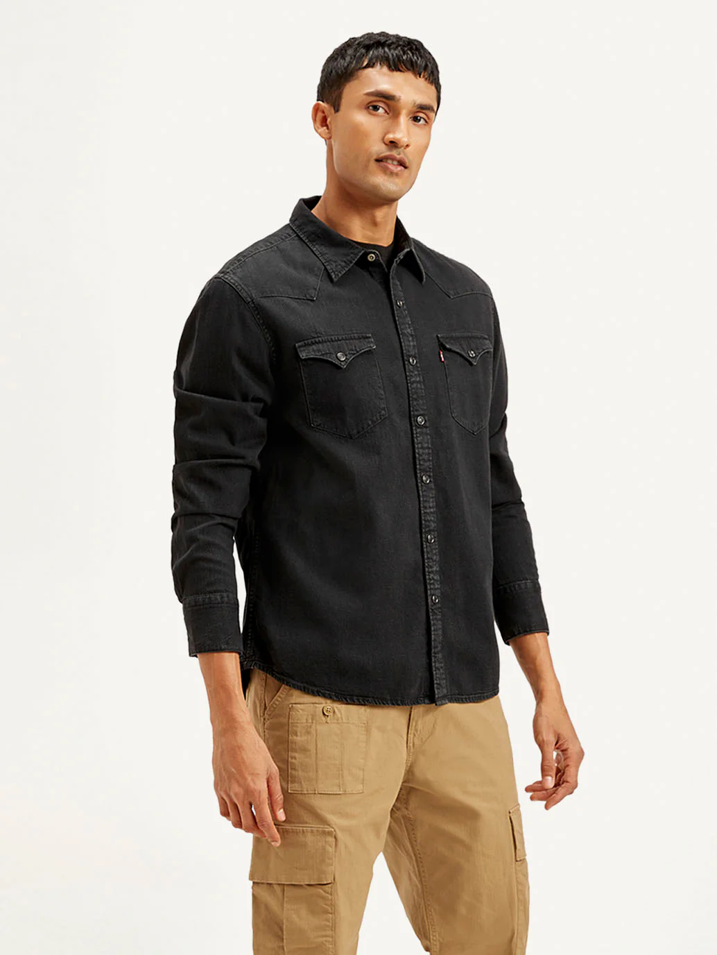 Men's Solid Slim Fit Shirt - Image 6