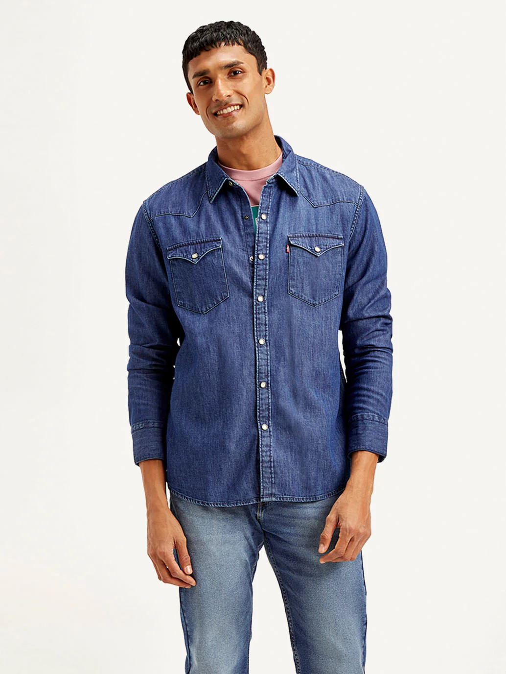 Men's Solid Slim Fit Shirt - Image 2