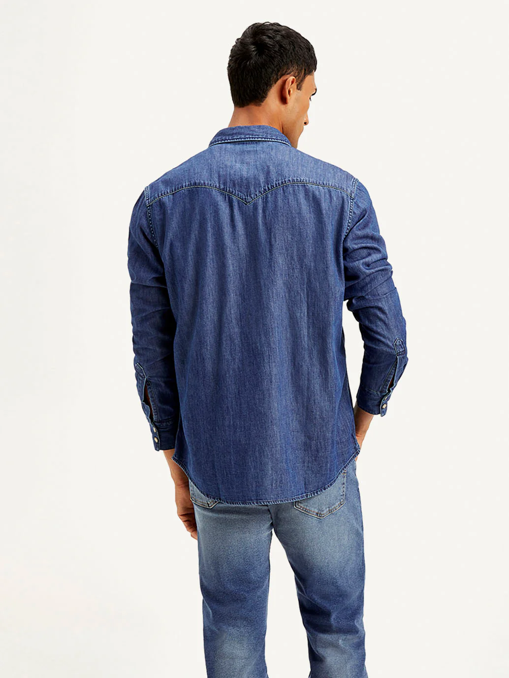 Men's Solid Slim Fit Shirt - Image 3