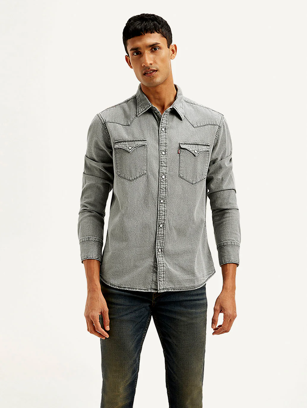 Men's Solid Slim Fit Shirt - Image 2