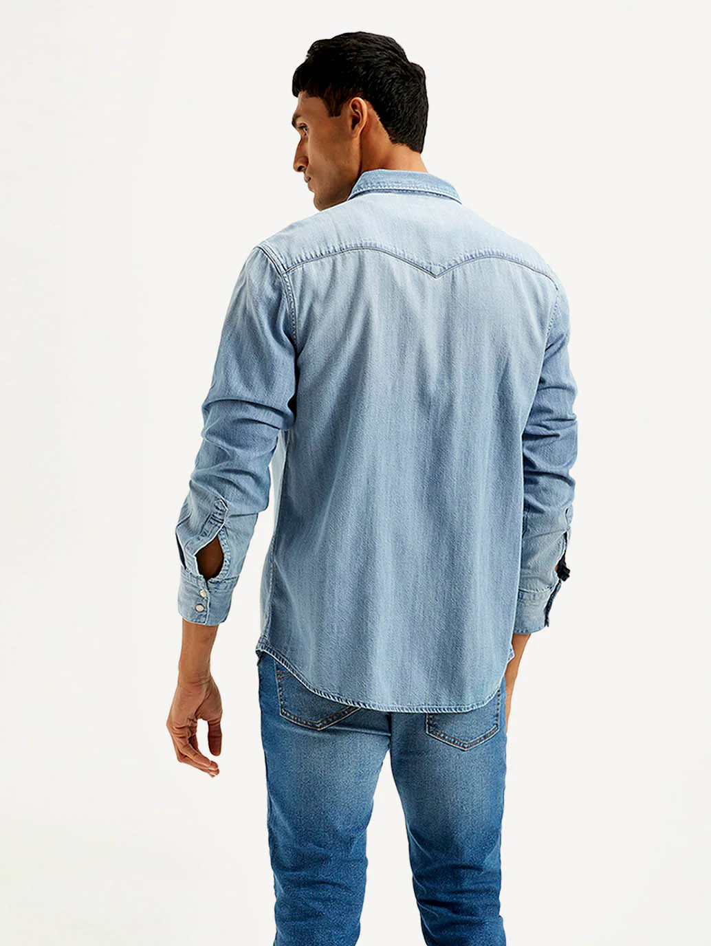 Men's Solid Slim Fit Shirt - Image 3