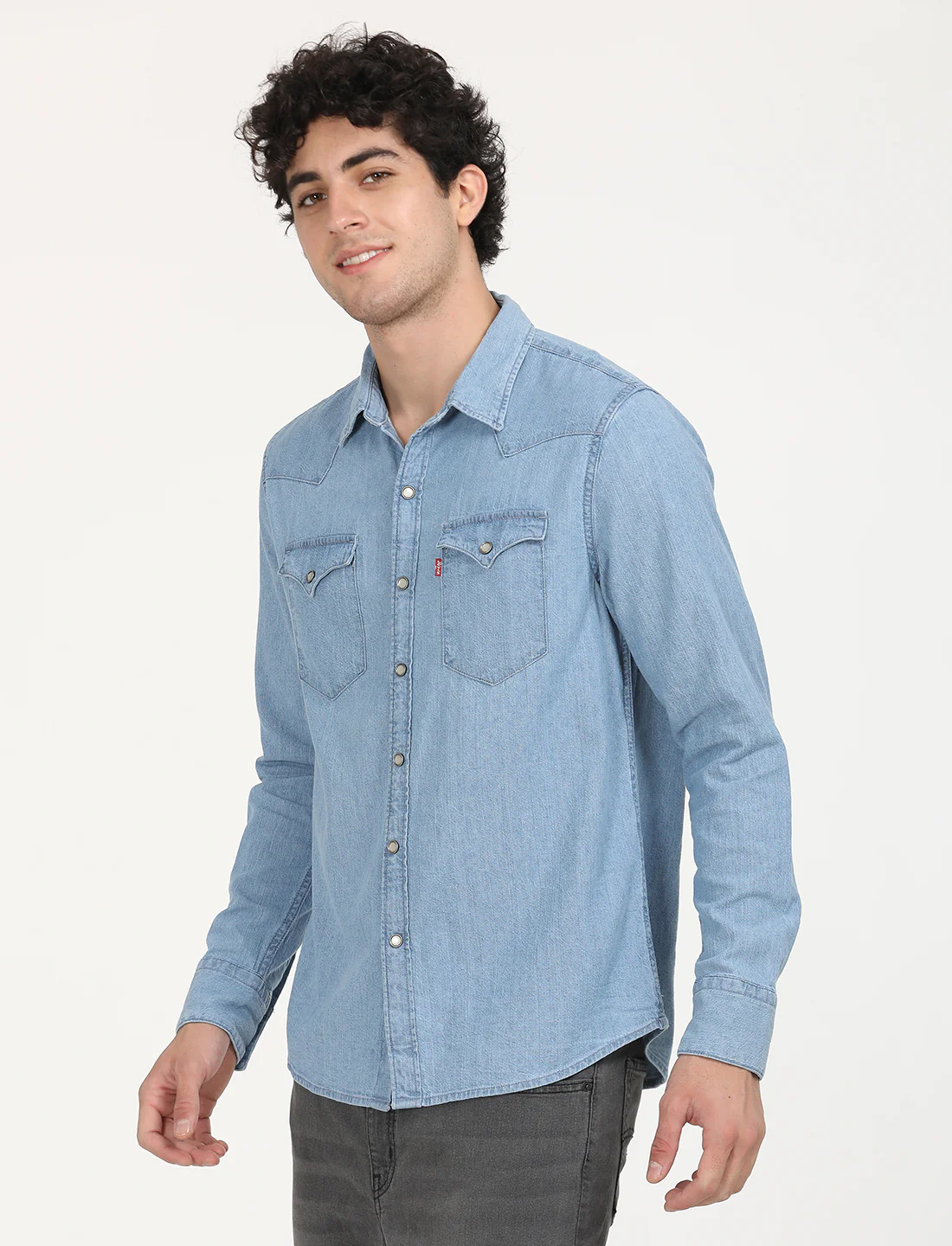 Men's Solid Slim Fit Shirt - Image 2