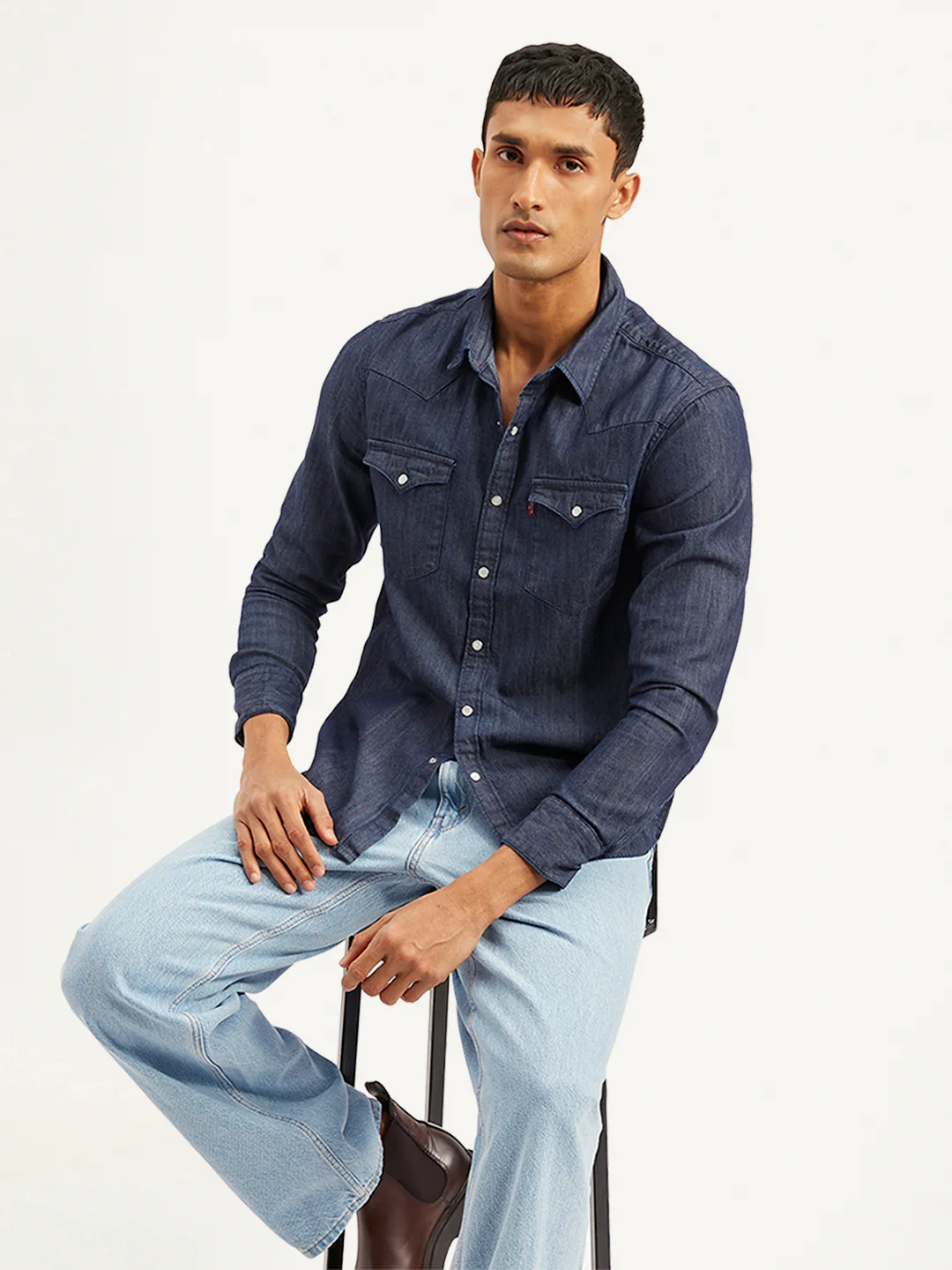 Men's Solid Slim Fit Shirt