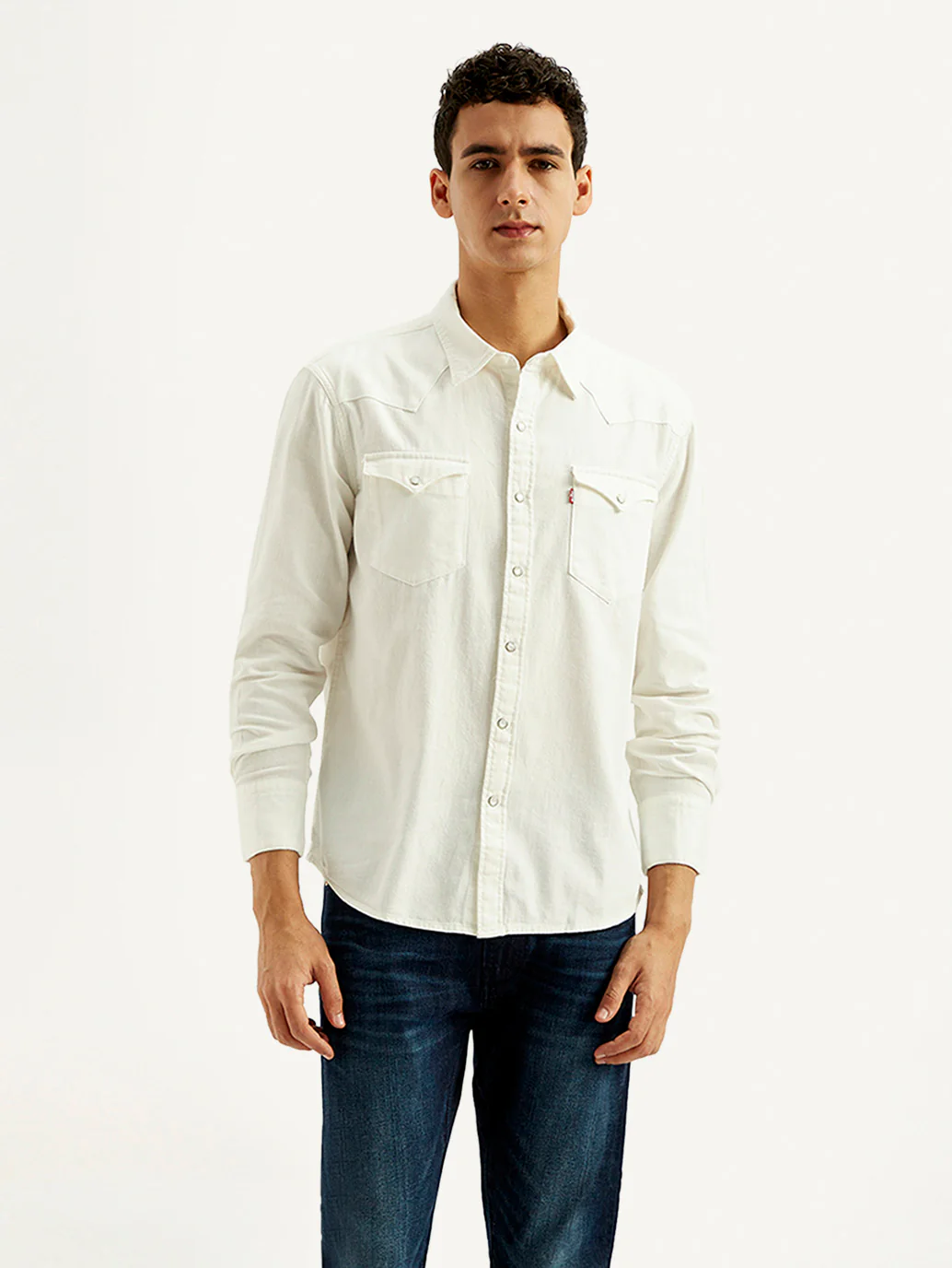 Men's Solid Slim Fit Shirt - Image 2