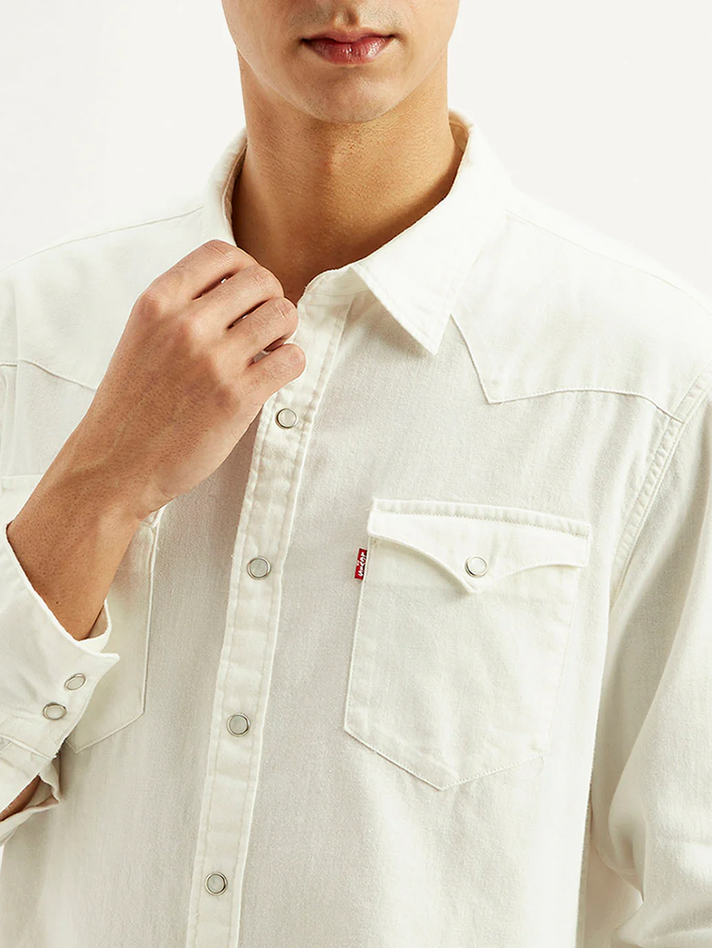 Men's Solid Slim Fit Shirt - Image 3