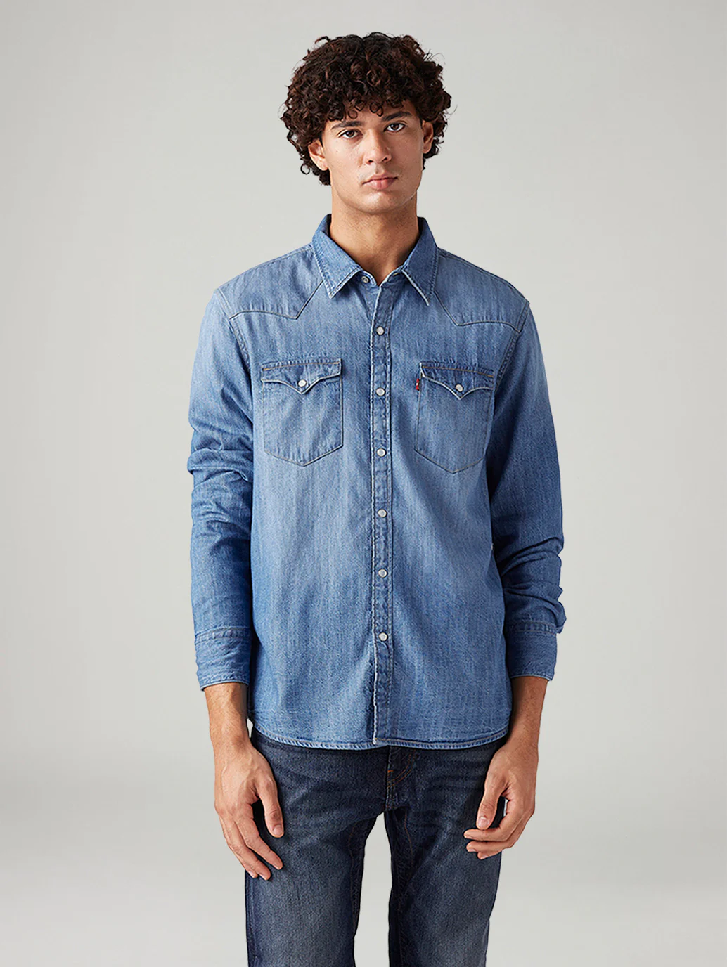 Men's Solid Slim Fit Shirt - Image 2