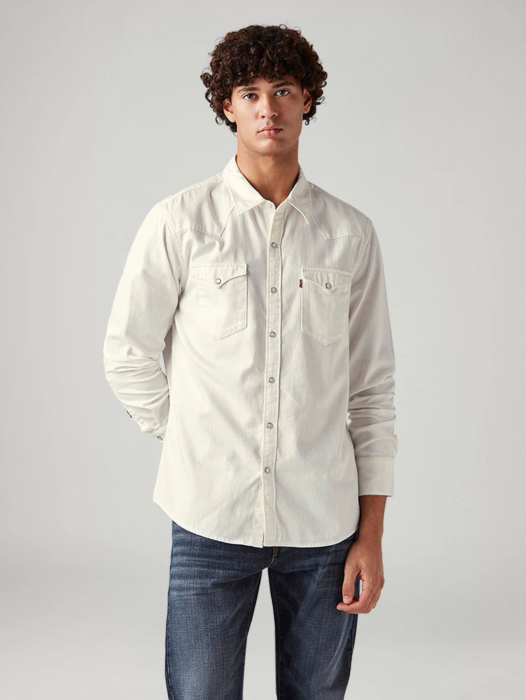 Men's Solid Slim Fit Shirt - Image 2