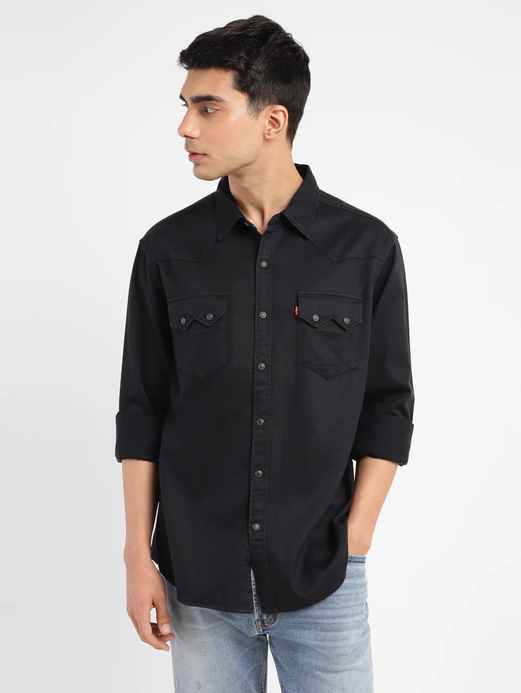 Men's Solid Slim Fit Shirt