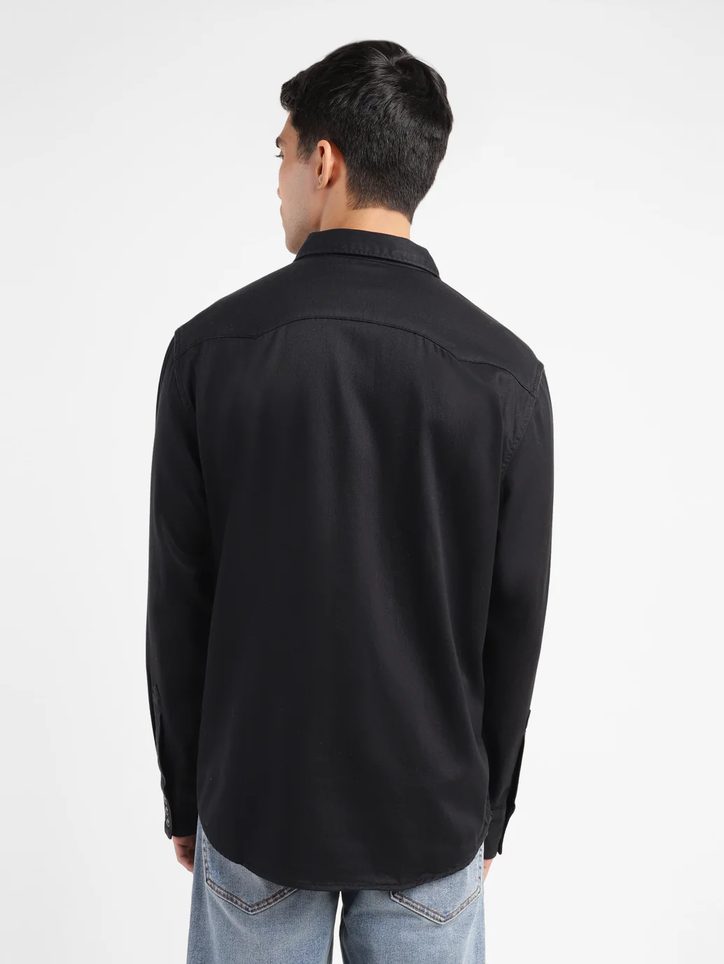 Men's Solid Slim Fit Shirt - Image 3