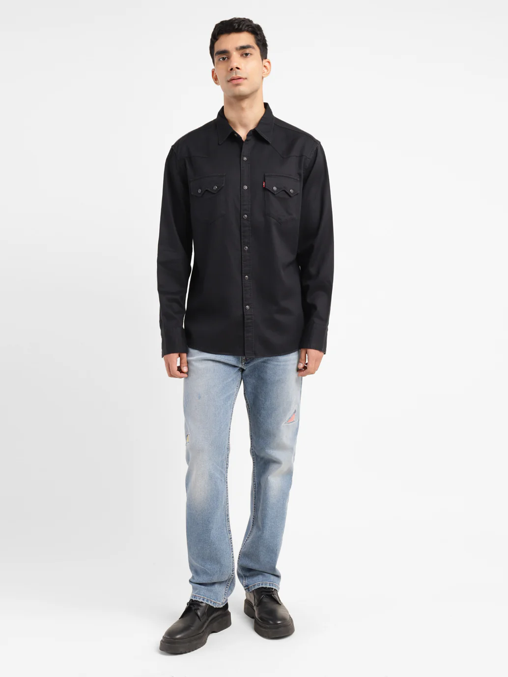 Men's Solid Slim Fit Shirt - Image 6