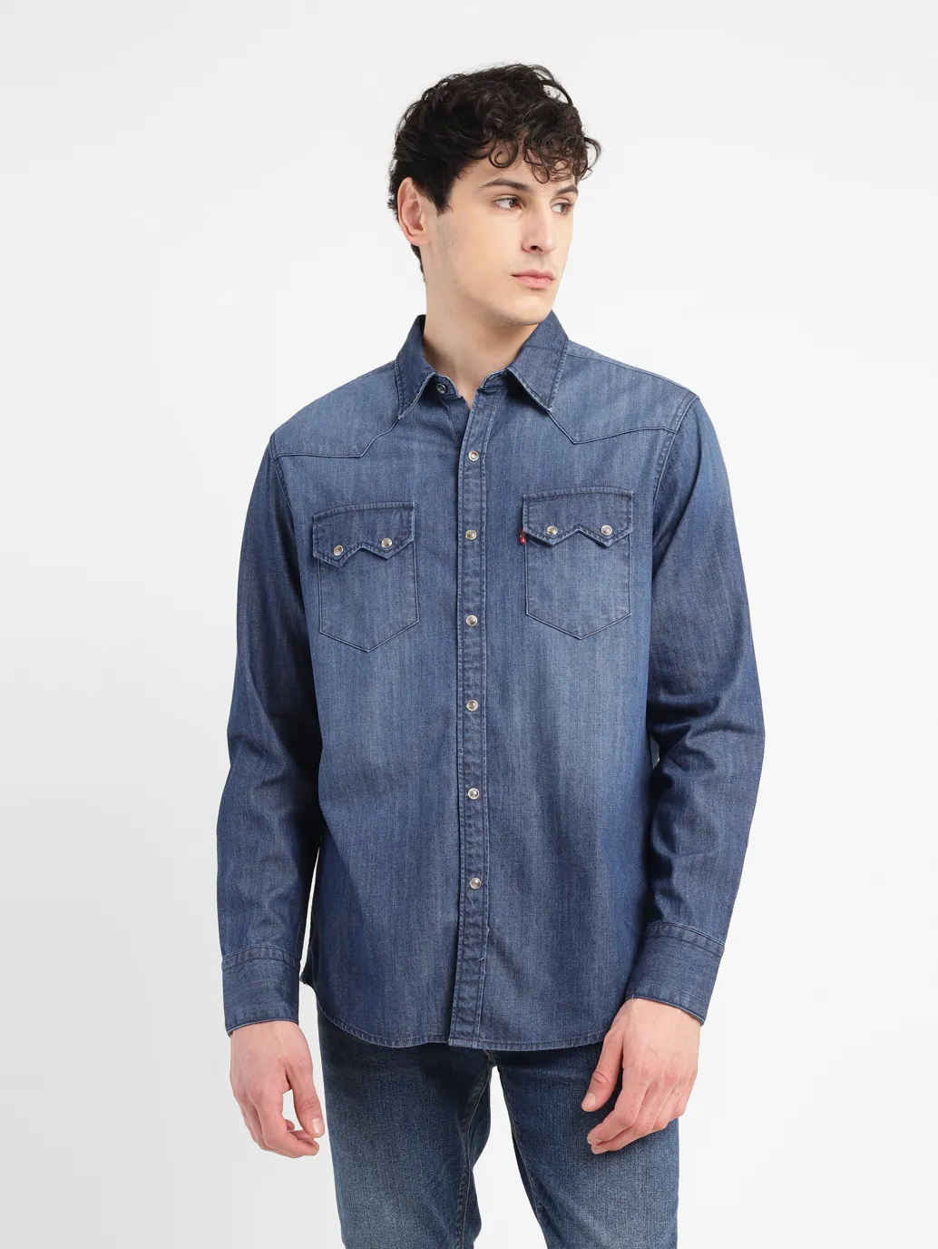 Men's Solid Slim Fit Shirt - Image 2