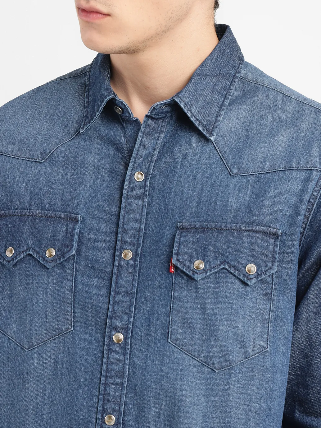 Men's Solid Slim Fit Shirt - Image 5
