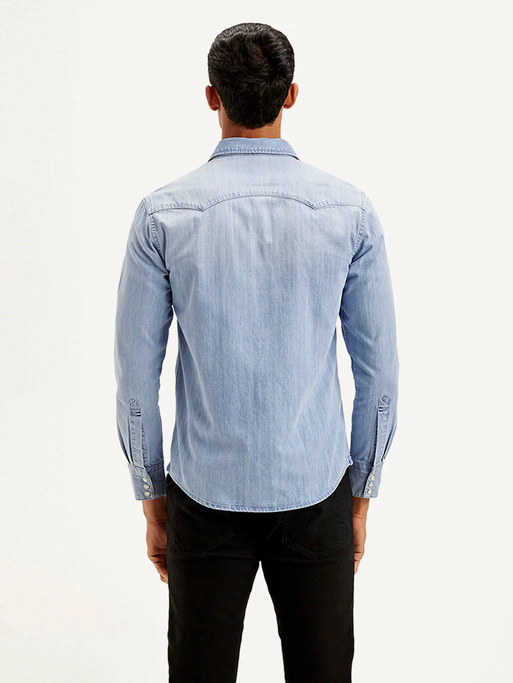Men's Solid Slim Fit Shirt - Image 3