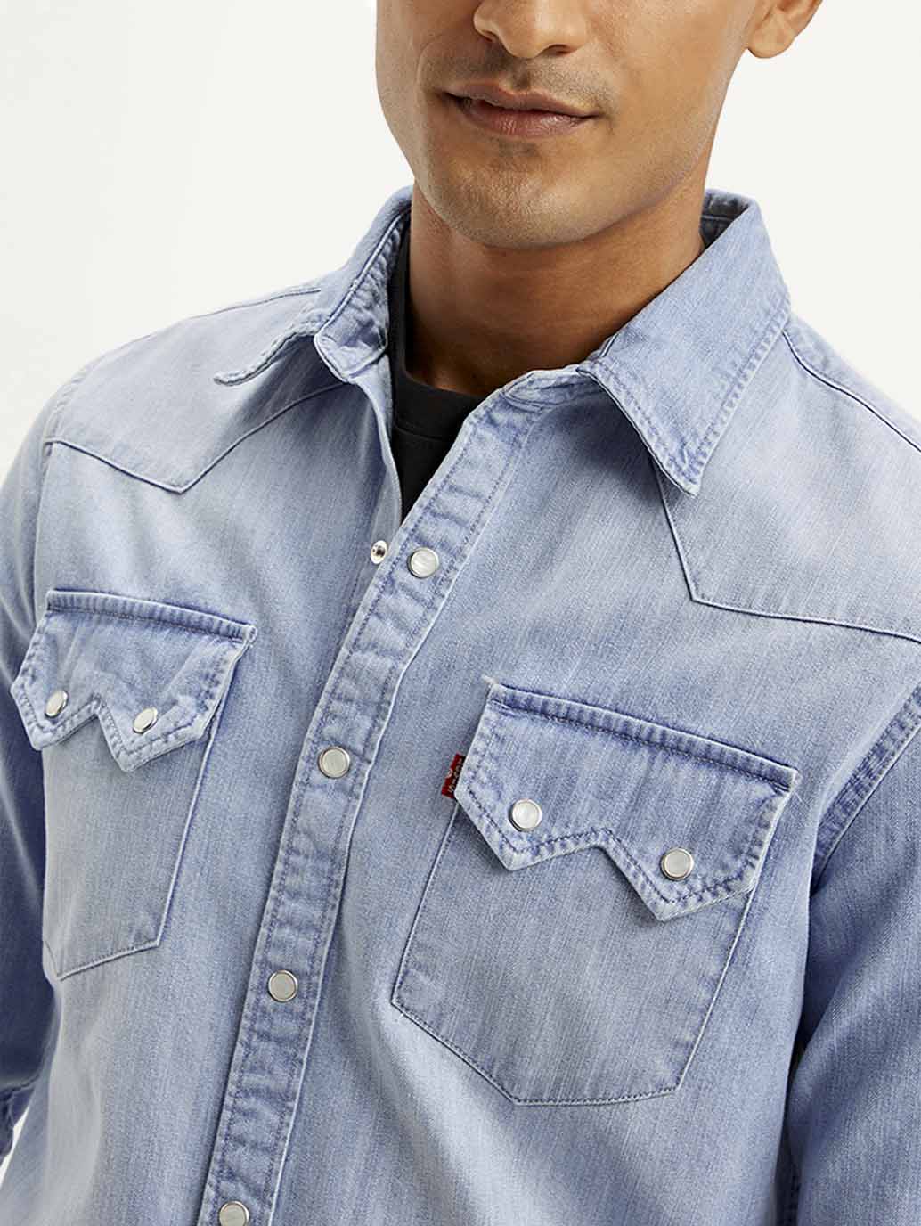 Men's Solid Slim Fit Shirt - Image 4