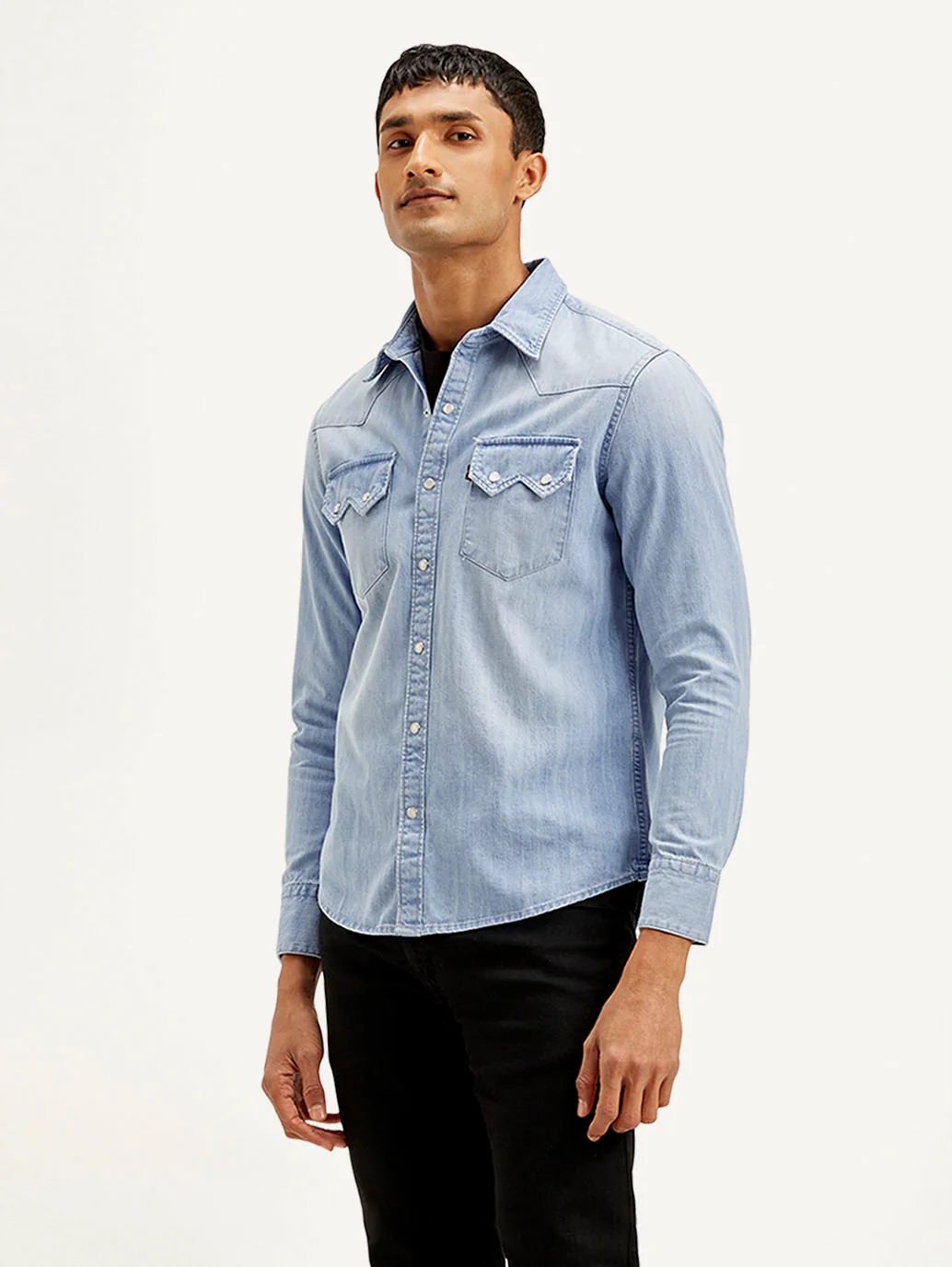 Men's Solid Slim Fit Shirt - Image 5