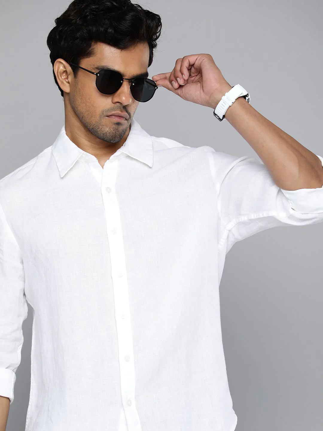 Men's Redloop Solid Slim Fit Shirt