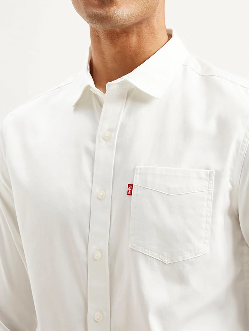 Men's Solid Slim Fit Shirt - Image 4