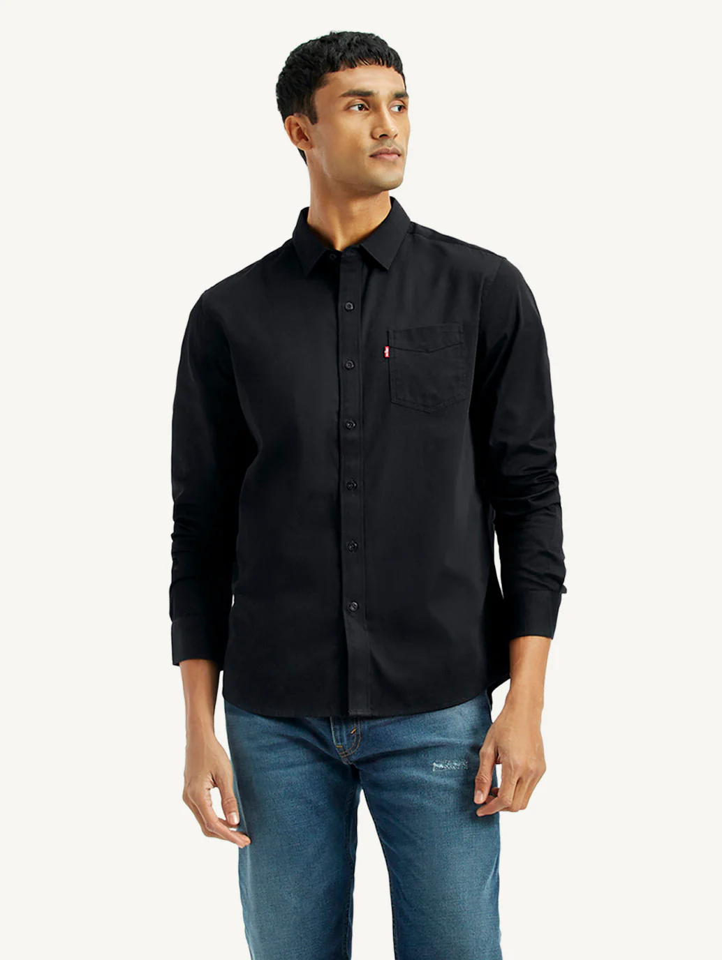 Men's Solid Slim Fit Shirt - Image 2