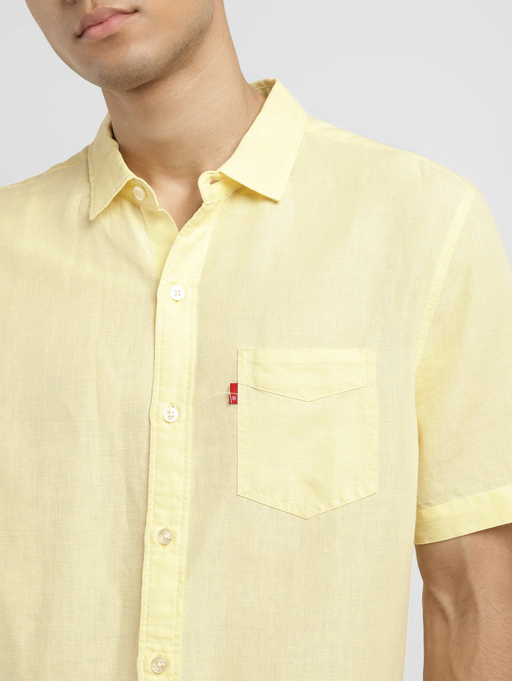 Men's Solid Slim Fit Shirt - Image 4