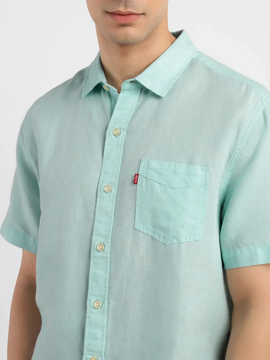 Men's Solid Slim Fit Shirt - Image 5