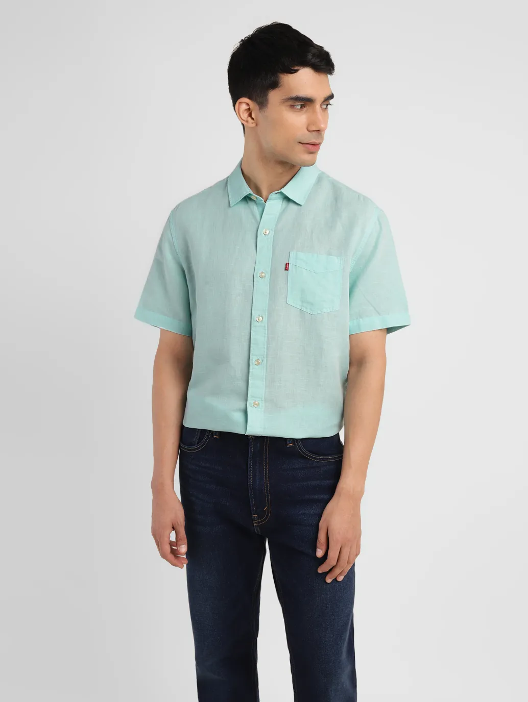 Men's Solid Slim Fit Shirt - Image 6
